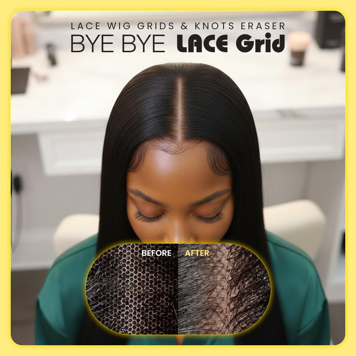 STUDIO LIMITED lace grid tape cut-to-fit edges for seamless blending