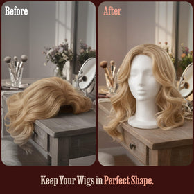 STUDIO LIMITED styrofoam mannequin head offering lightweight, durable support for professional use