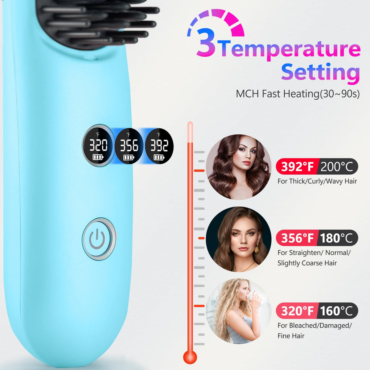 STUDLLY 2-in-1 design delivers straightening or curling with one tool.