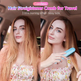 STUDLLY anti-scald ceramic heater protects scalp while smoothing hair.