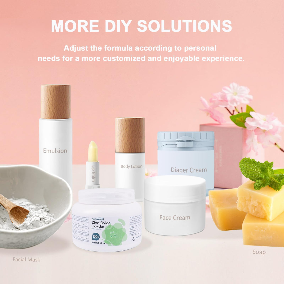 Sturelehub zinc oxide powder body powder application.