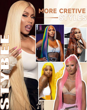 Ideal for parties, weddings, and travel with Stybee wig.