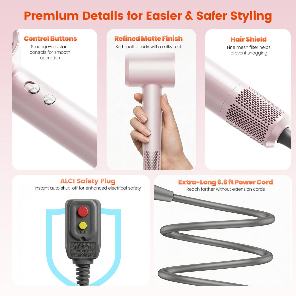Stycozy full kit includes long cord for flexible styling.