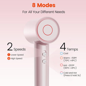 Stycozy hair dryer operates quietly for peaceful mornings.