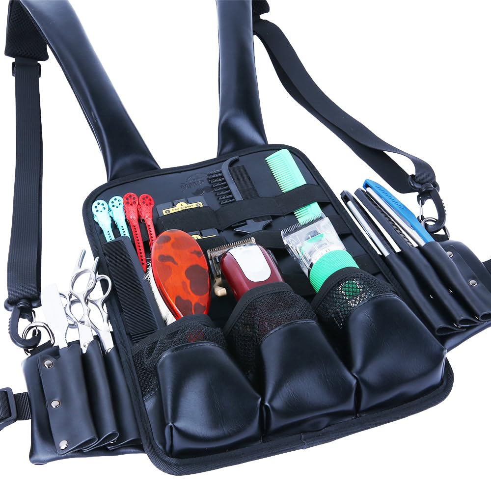 STYLANCE durable PU leather bag with protective finish for grooming tools