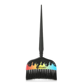 STYLANCE ergonomic hair color brush yellow for comfortable precision during dyeing