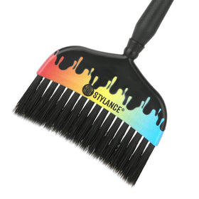 STYLANCE soft bristle dye brush in yellow for smooth, even color coverage