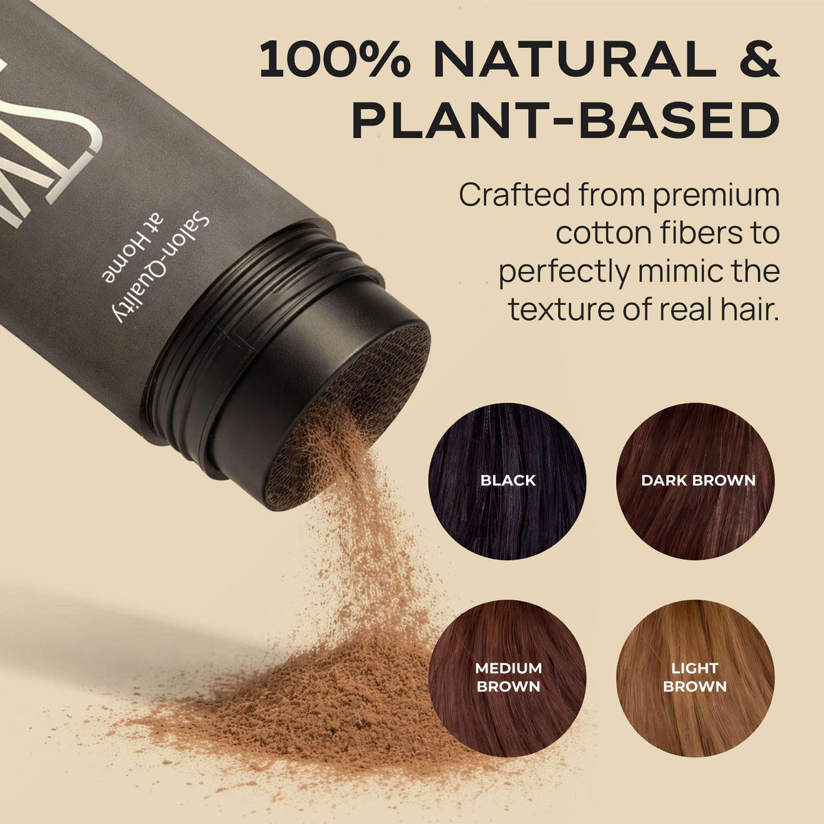 Style Edit Hair Building Fibers application-shake for precise, natural coverage over thinning spots.