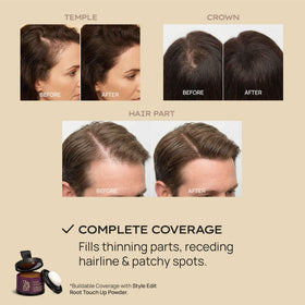 Style Edit Hair Building Fibers buildable-volume allows layering without caking.