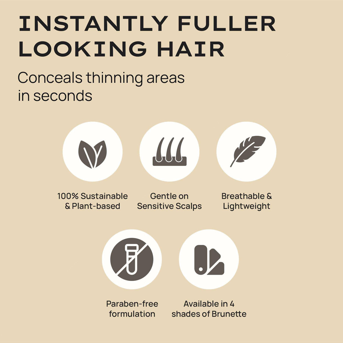 Style Edit Hair Building Fibers coverage-on-thinning-areas blends seamlessly for fuller-looking hair.