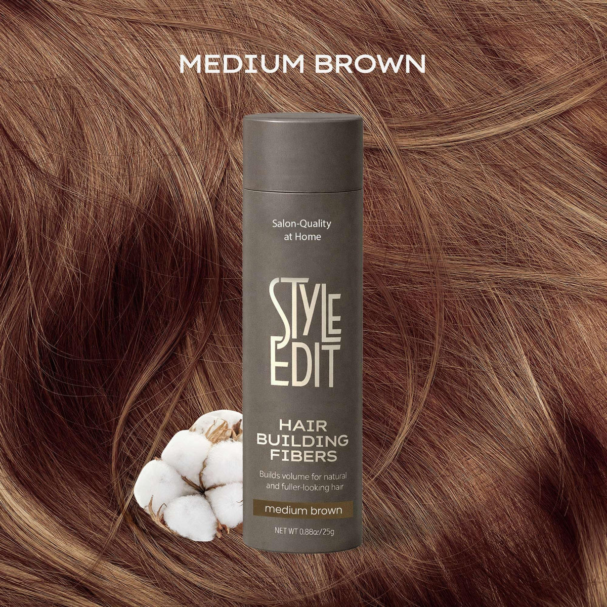Style Edit Hair Building Fibers deliver salon-quality results at home