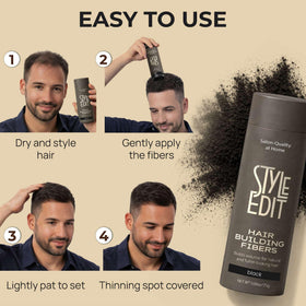 Style Edit paraben-free plant-based fibers — gentle for sensitive scalps.