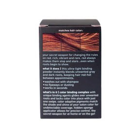 Style Edit Root Touch Up Powder light red shade swatch for warm roots.