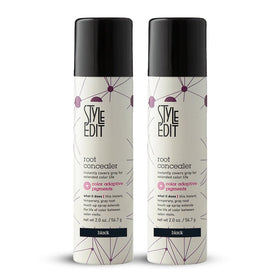 Style Edit Root Touch Up Spray bottle front view for quick gray root coverage