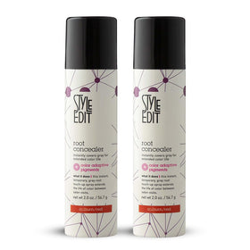 STYLE EDIT Root Touch Up Spray bottle with quick gray coverage between salon visits.