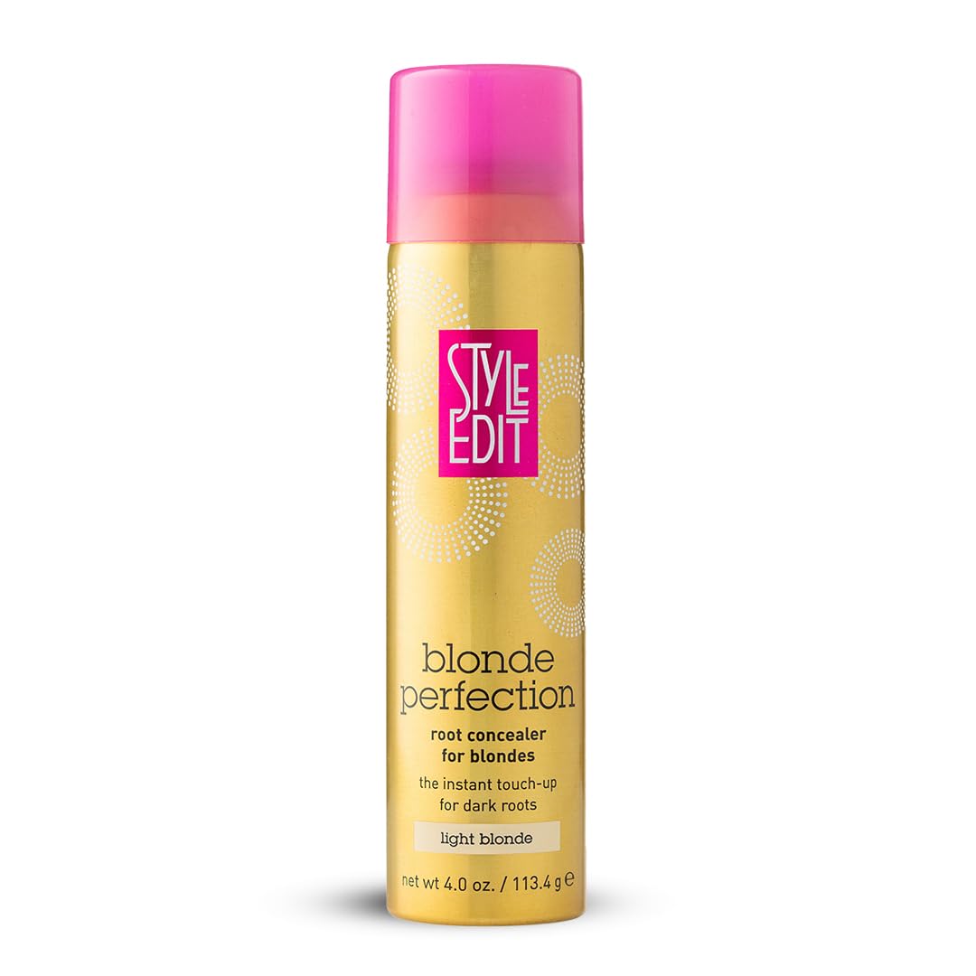 Style Edit Root Touch Up Spray gray-coverage for quick regrowth concealment.
