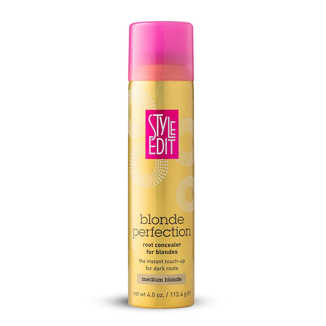 STYLE EDIT Root Touch Up Spray gray-coverage in action for instant concealment