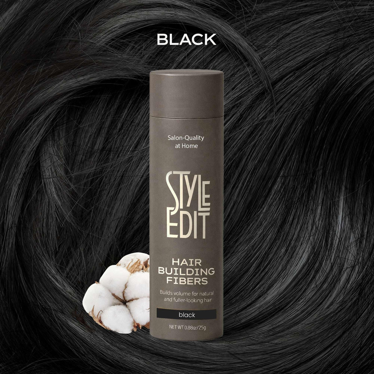 Style Edit salon-quality concealment — trusted by stylists for dense appearance.