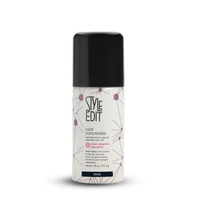 Style Edit travel-size root touch-up spray conceals gray roots with seamless finish.