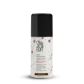 Style Edit travel size root touch up spray packaging for on-the-go gray coverage