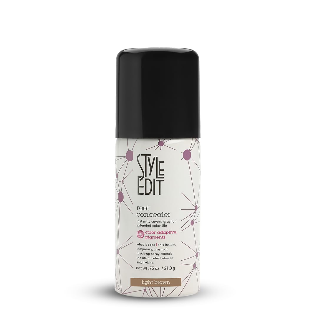 Style Edit travel-size root touch up spray for quick gray root concealment on the go