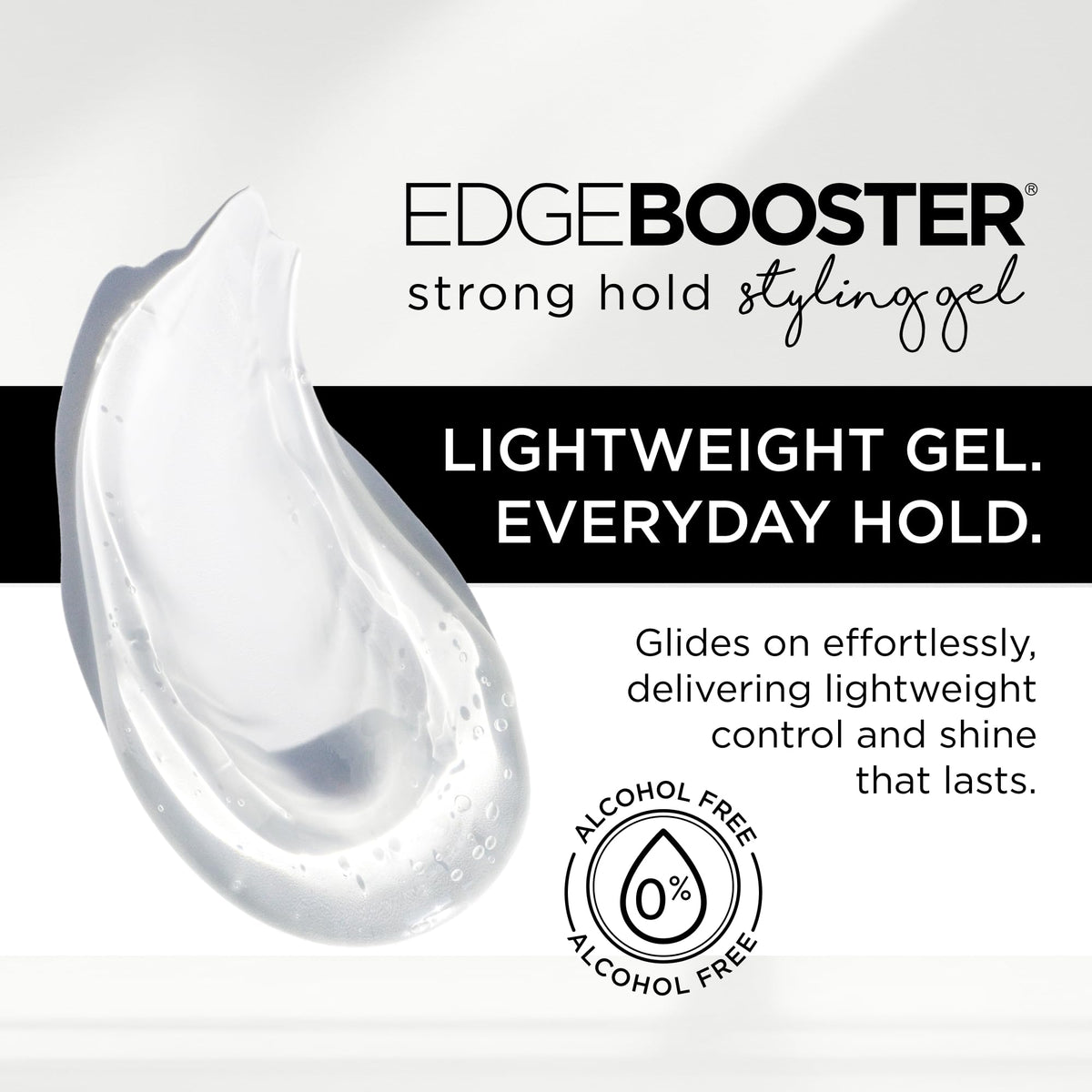 Style Factor EDGE BOOSTER frizz control visual emphasizes smoother hair throughout the day.