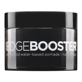 Style Factor Edge Booster Hideout bottle front shows the black tinted formula for gray coverage
