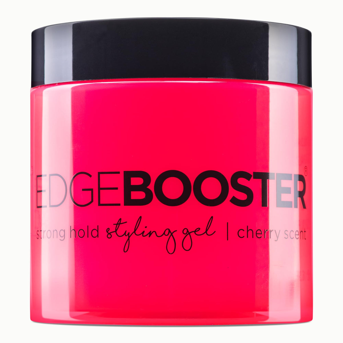 Style Factor EDGE BOOSTER bottle showing strong hold for smooth, long-lasting styles