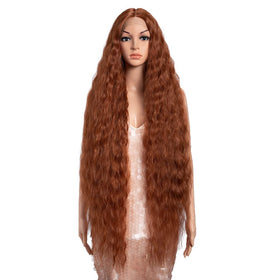 Style Icon 41-inch lace-front wig with natural hairline for daily wear