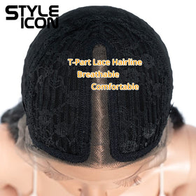 Breathable lace-front cap on Style Icon wig enhances daily comfort.