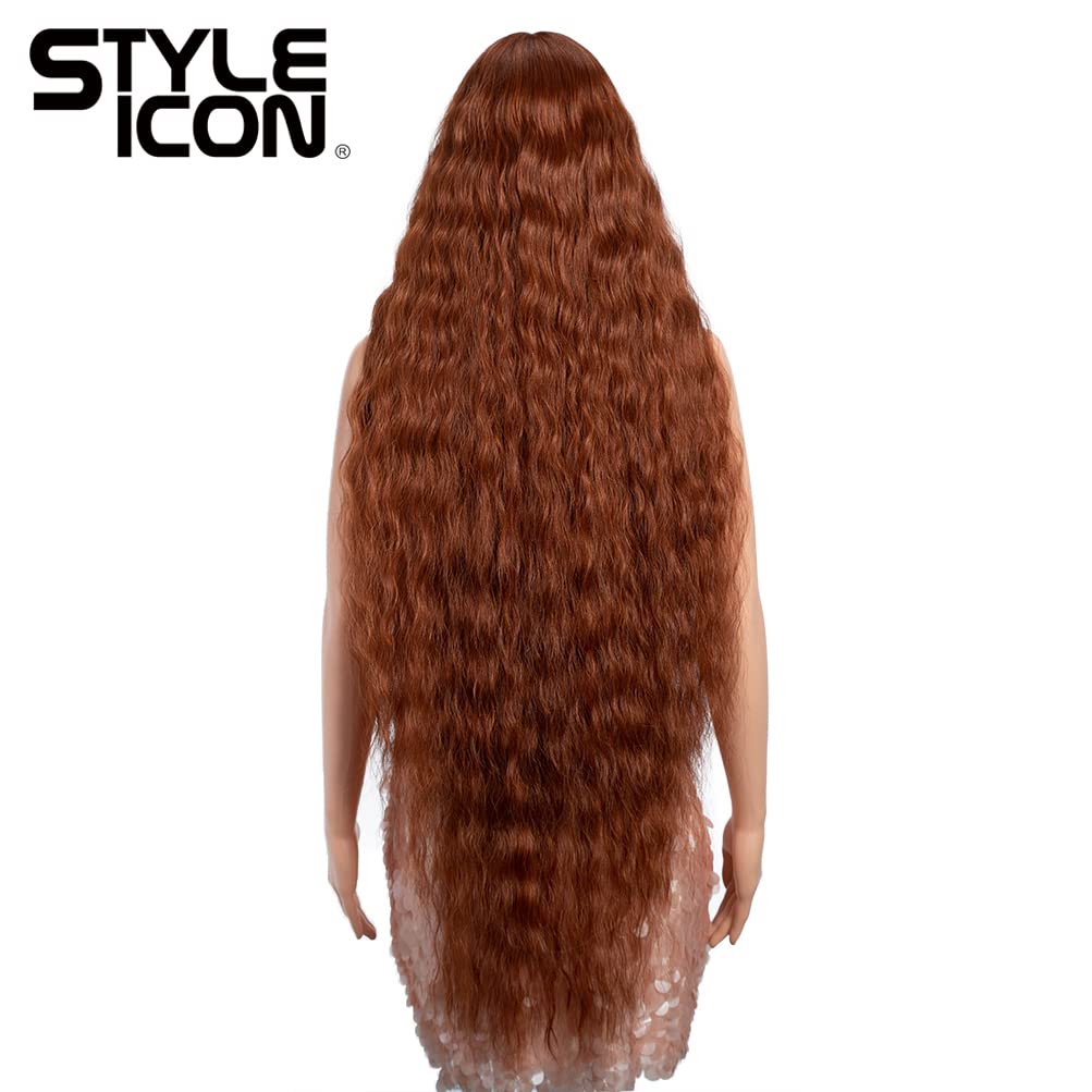 Style Icon half-hand-tied 130% density wig for full, voluminous waves