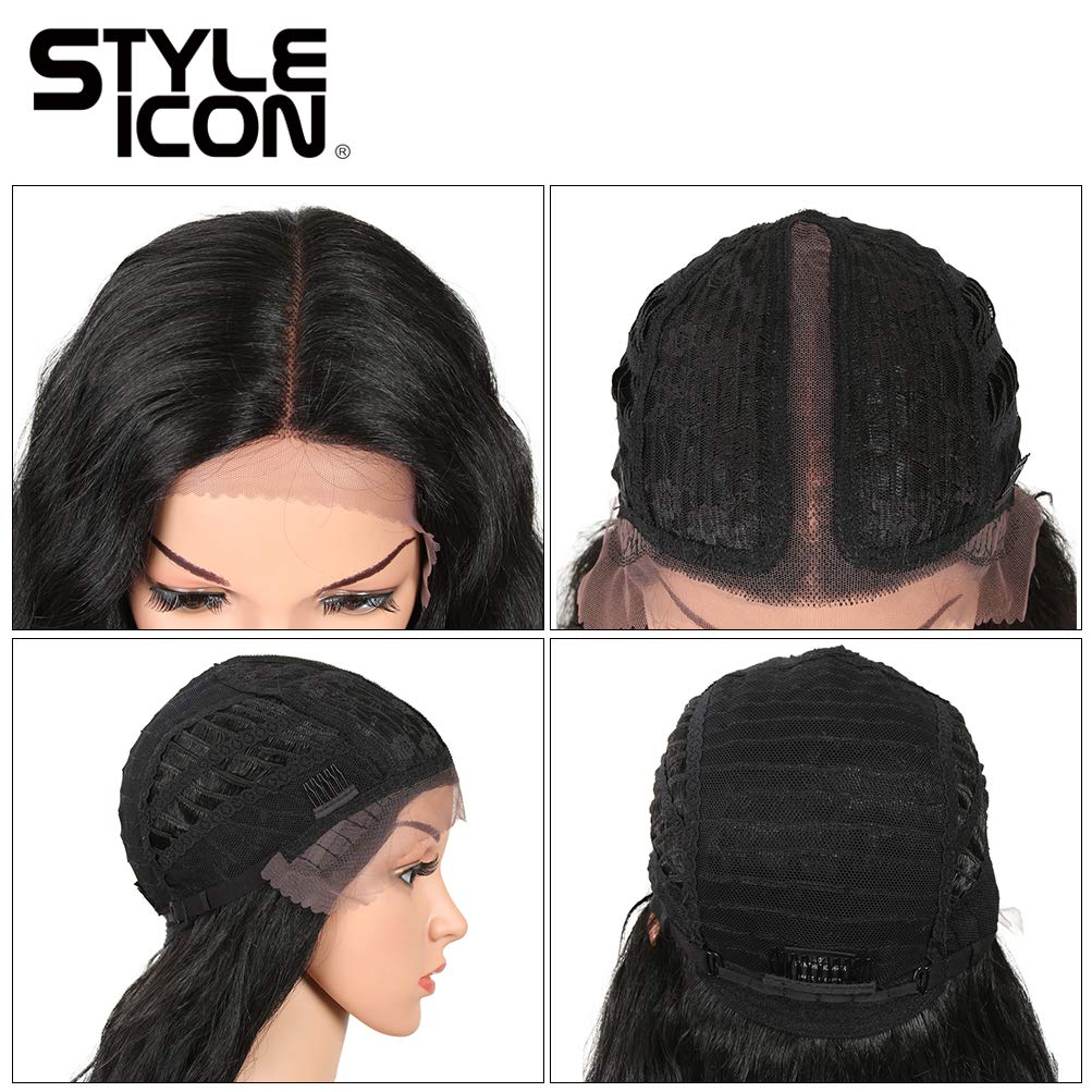 Style Icon lace hairline front and baby hair for natural framing.