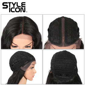 Style Icon lace hairline front and baby hair for natural framing.