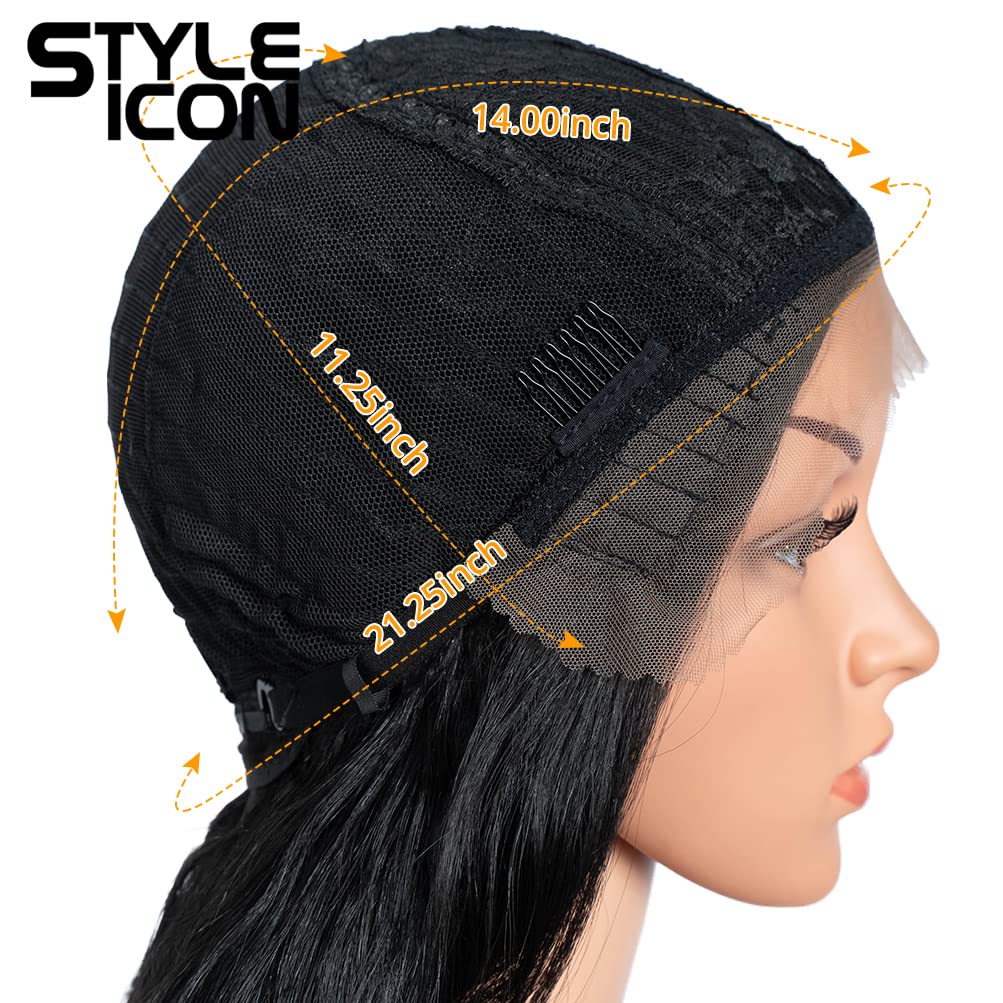 Style Icon wig stored on a stand for safe, organized storage.