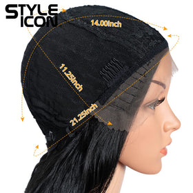 Style Icon wig stored on a stand for safe, organized storage.