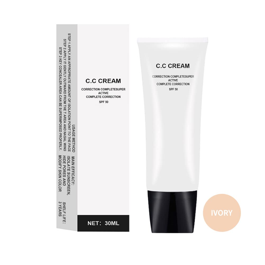 Stylebest Cream SPF 43 Ivory application swatch demonstrating color correction