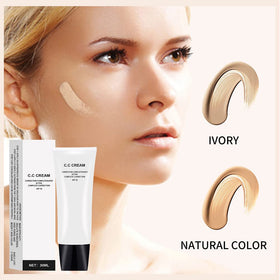 Stylebest Cream SPF 43 Natural color swatch highlighting nude makeup look