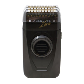 Stylecraft Absolute Zero foil shaver close-up of gold titanium foils for sensitive skin
