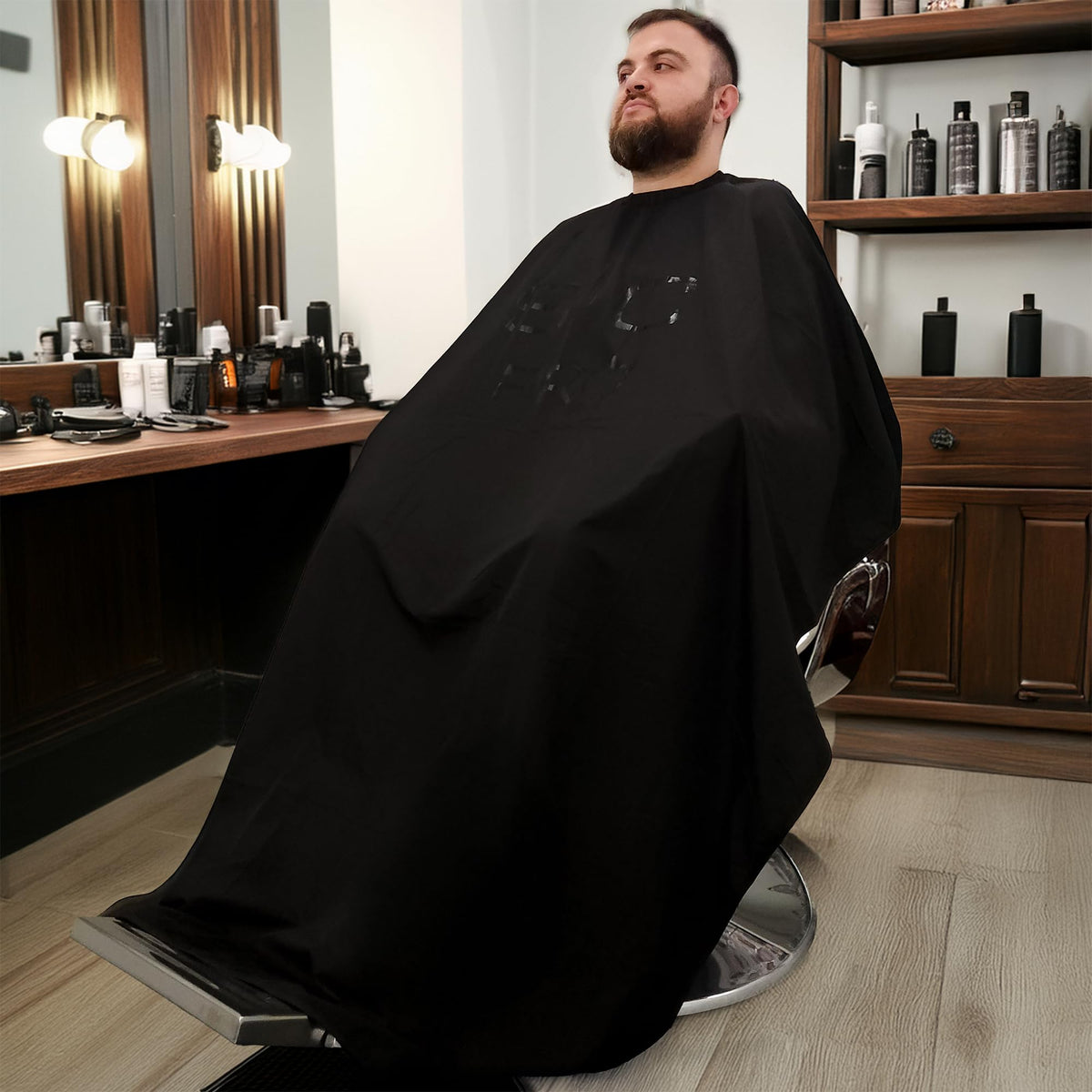 StyleCraft barber cape easy to clean and quick to dry after use.