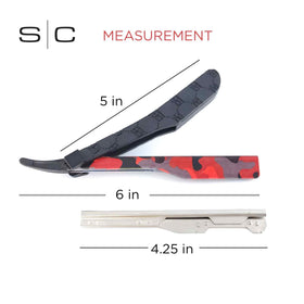 StyleCraft Deluxe Line packaged display featuring the camo red design