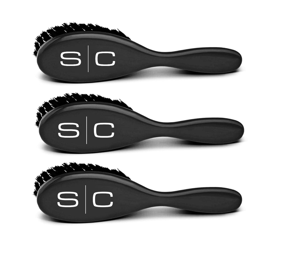 StyleCraft Fresh Cut barber brush with soft nylon bristles for gentle scalp contact during fades.