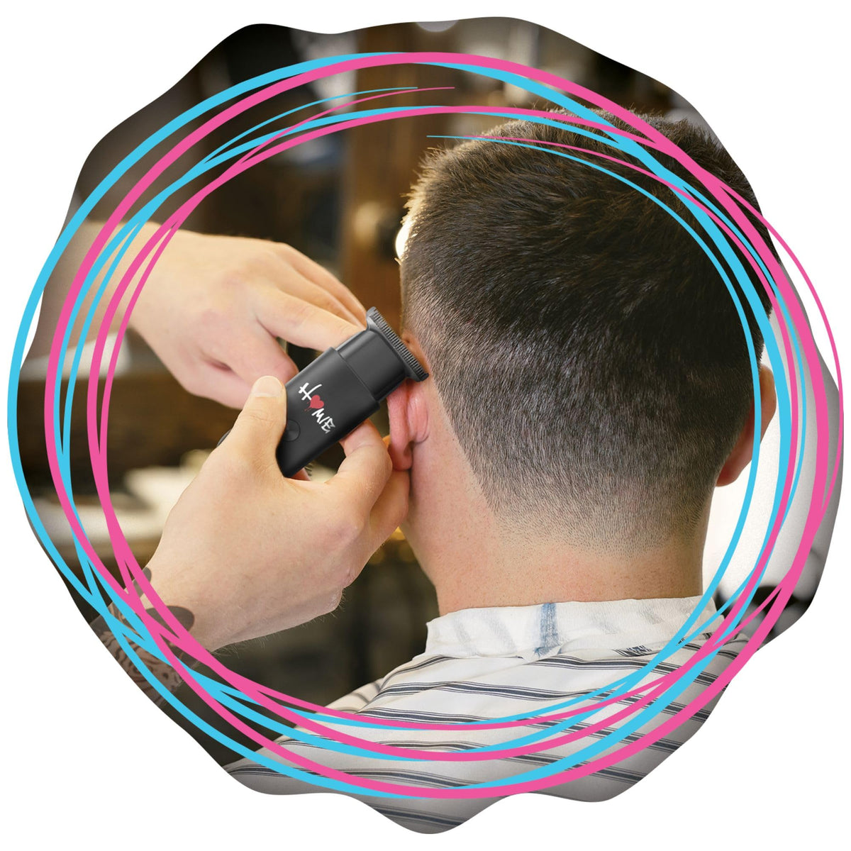 Stylecraft Homie Nano in-use on travel setup for precise grooming