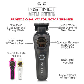 Stylecraft Instinct Metal Edition Blade Closeup ultra-sharp blade delivers clean lines