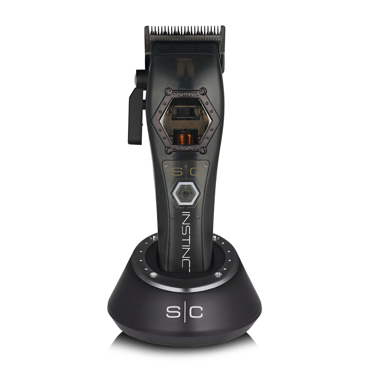 Stylecraft Instinct Metal Edition hair clipper with Vector Motor for precise control.