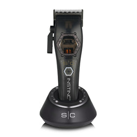 Stylecraft Instinct Metal Edition hair clipper with Vector Motor for precise control.