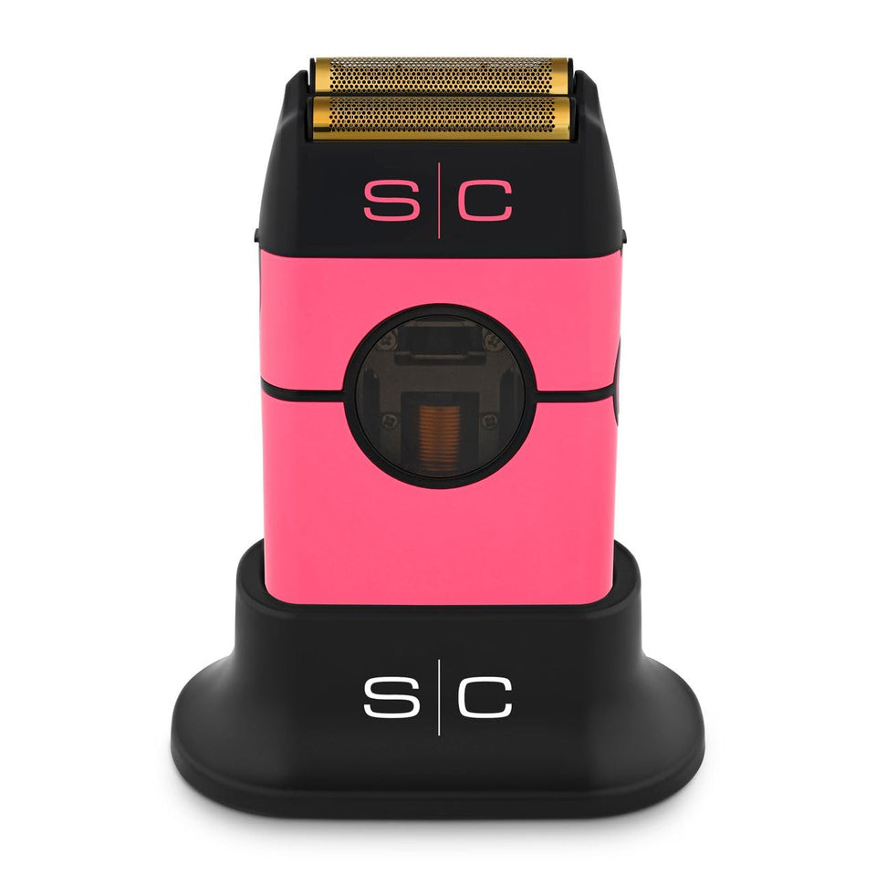 StyleCraft Instinct shaver front view showing premium metal construction for precise grooming