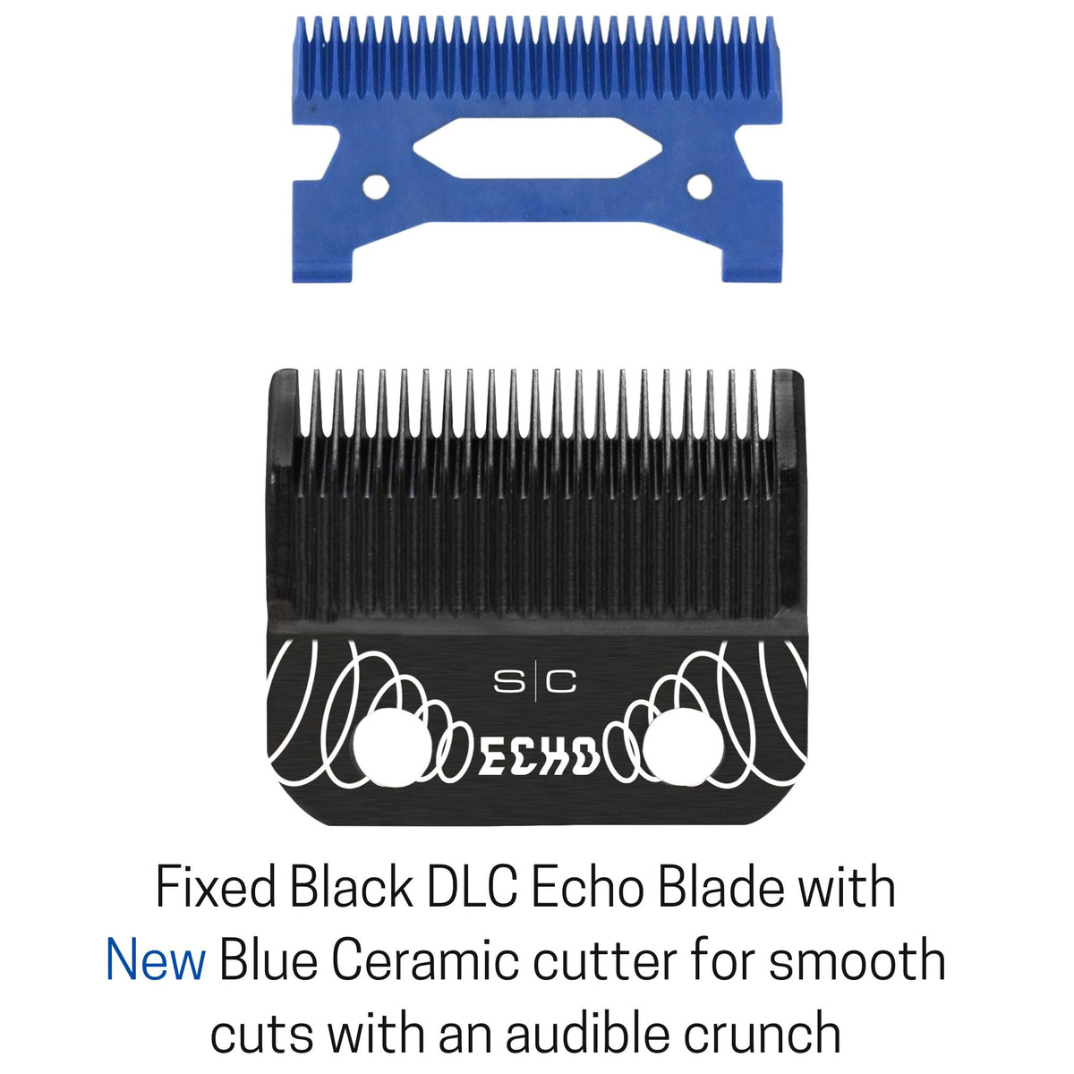 Blue ceramic blade on StyleCraft Rebel 2.0 for smooth, precise cuts