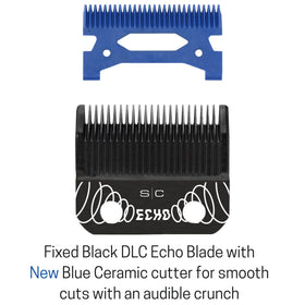 Blue ceramic blade on StyleCraft Rebel 2.0 for smooth, precise cuts
