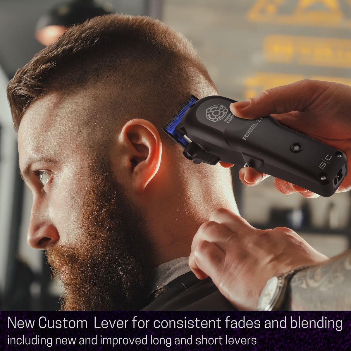 New custom lever on StyleCraft Rebel 2.0 enabling steady fades