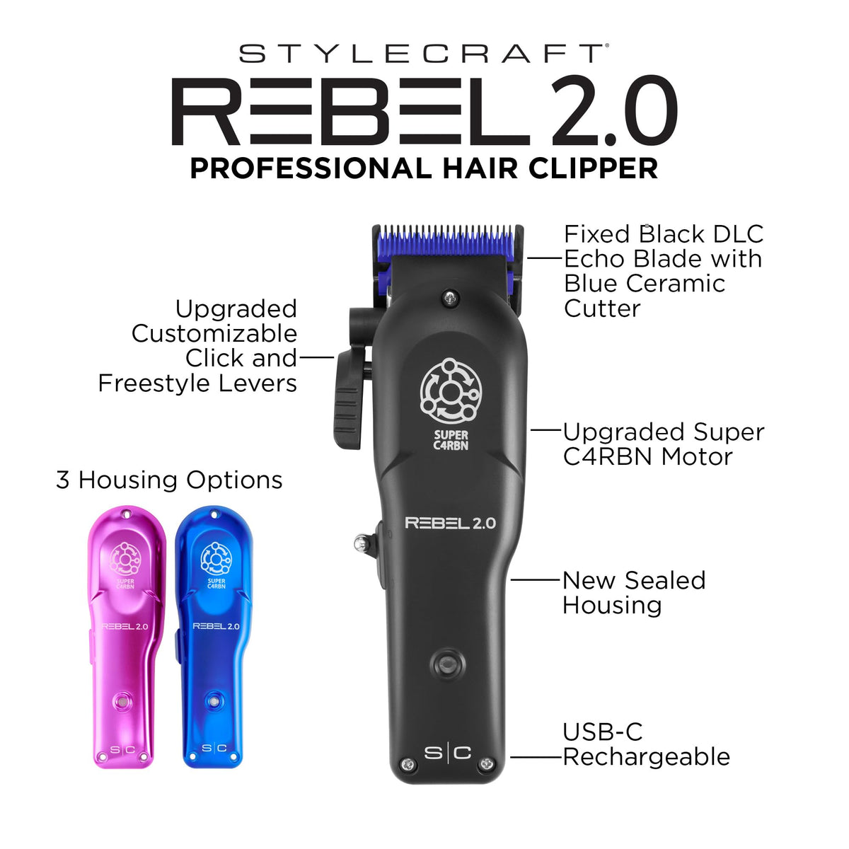 DLC Echo blade on StyleCraft Rebel 2.0 for durability and fades